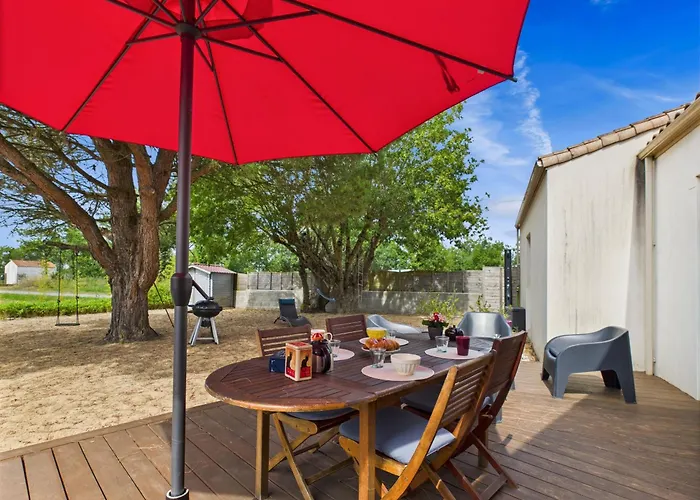 Maison Familiale Et Colorée Avec Jardin Pour 6 Hébergement de vacances Longeville-sur-Mer